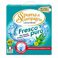 Пральний порошок Spuma di Sciampagna Fresco Puro з активним киснем, 45 прань, 2,025 кг